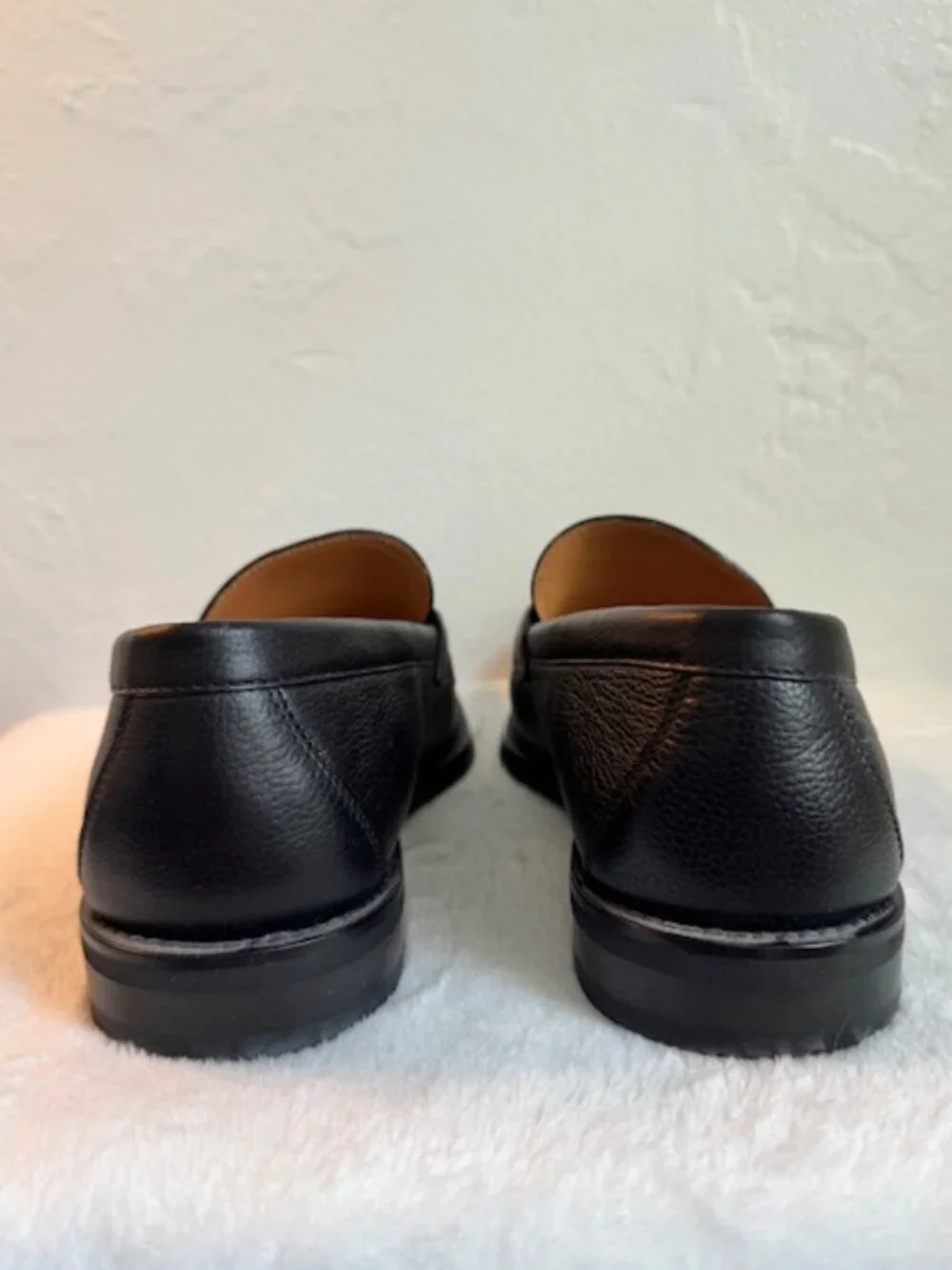 Louis Vuitton Men’s Black Leather LV Initials Loafers Size 7